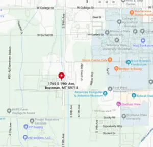 Map of Bozeman location