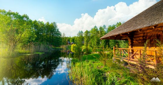 vacation home on a lake