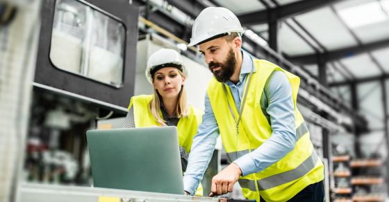workers in a manufacturing facility