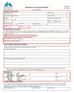 Example waiver