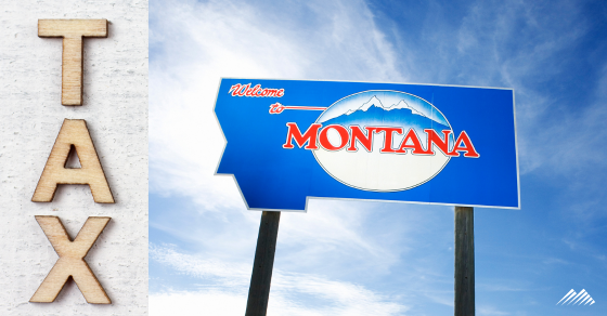 Montana sign and tax