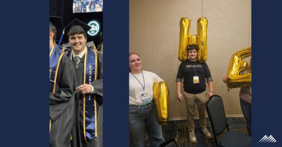 Tom Anders at graduation and the JCCS Firm Meeting