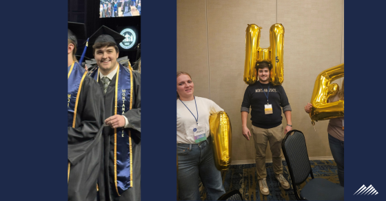 Tom Anders at graduation and the JCCS Firm Meeting