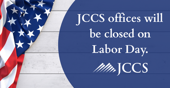 JCCS offices closed on Labor Day