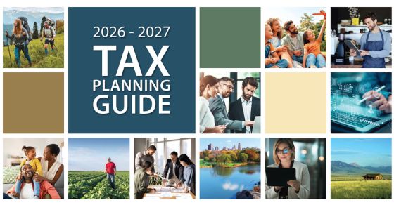 Front cover of the JCCS tax planning guide